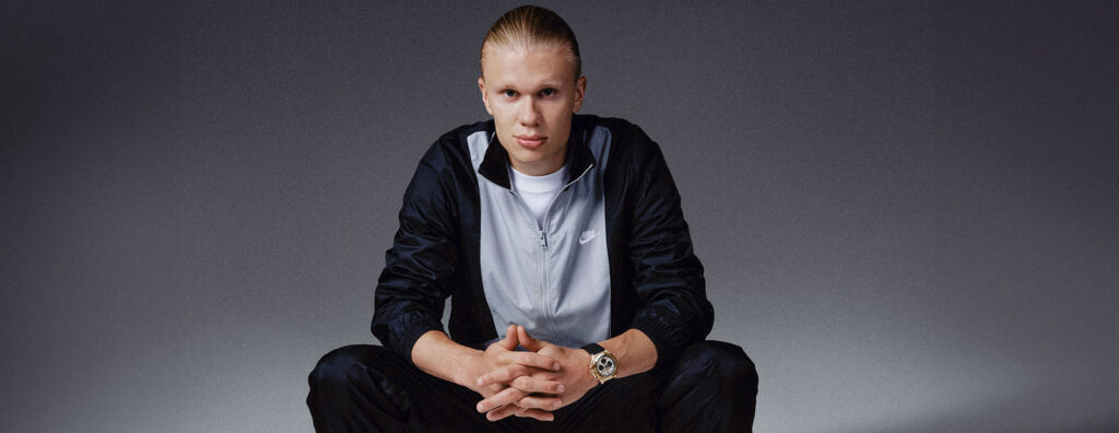 Breitling Launch Meteorite-Dial Chronomat In Collaboration With Erling Haaland