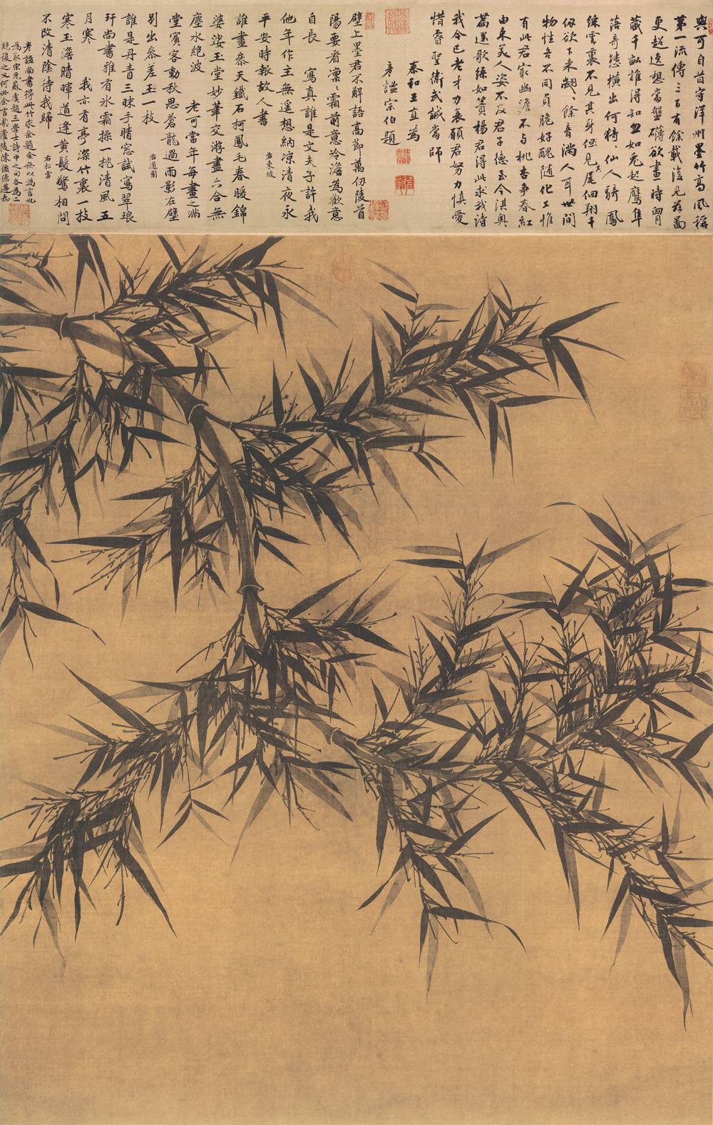 Bamboo in Ink by Wen Tong (1018&ndash;1079), credit China Online Museum