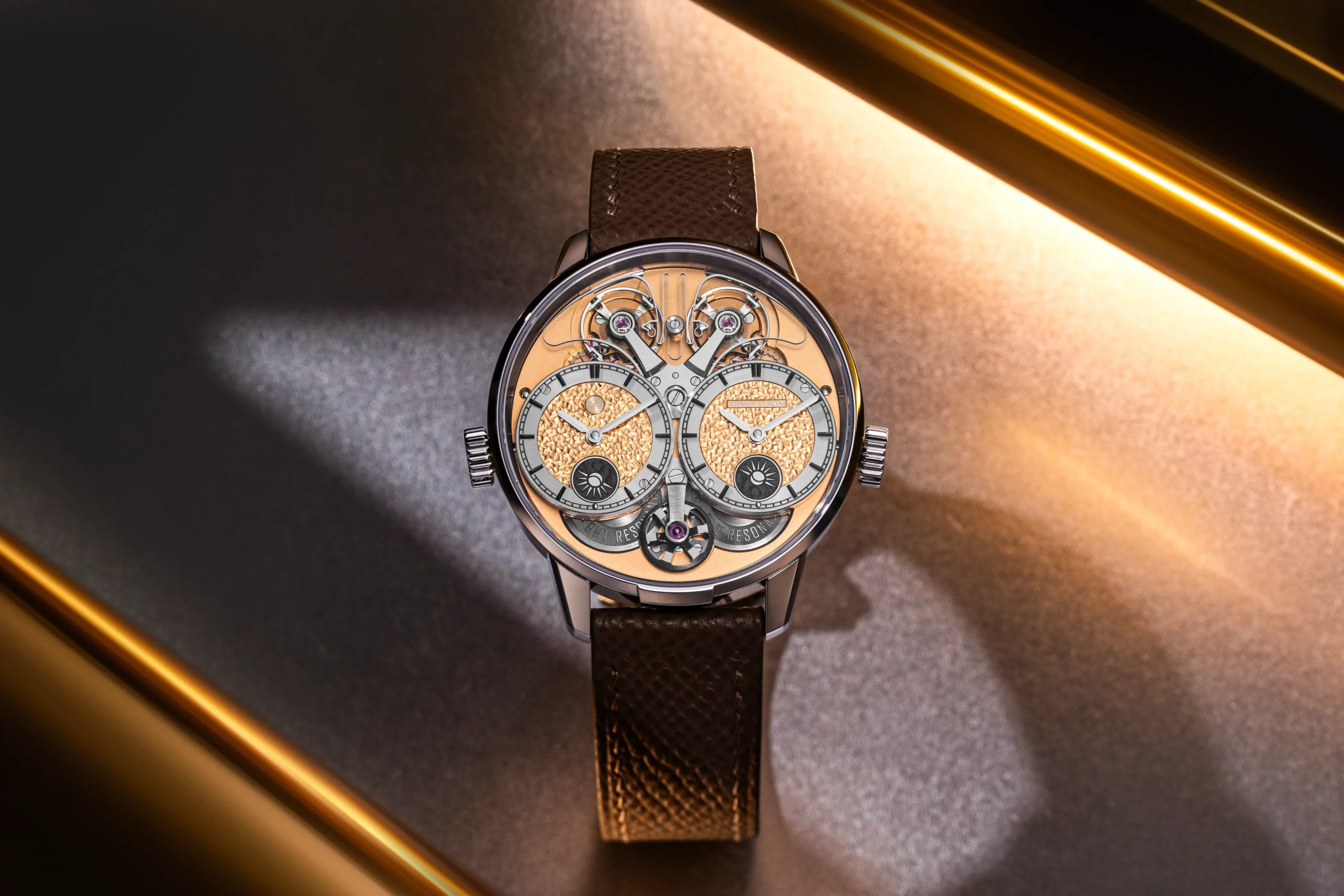 Armin Strom × Revolution Dual Time GMT Resonance 'Tremblage