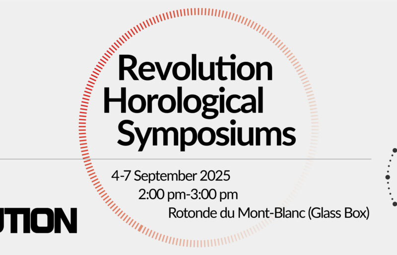 Revolution Presents Horological Symposiums At Geneva Watch Days 2025