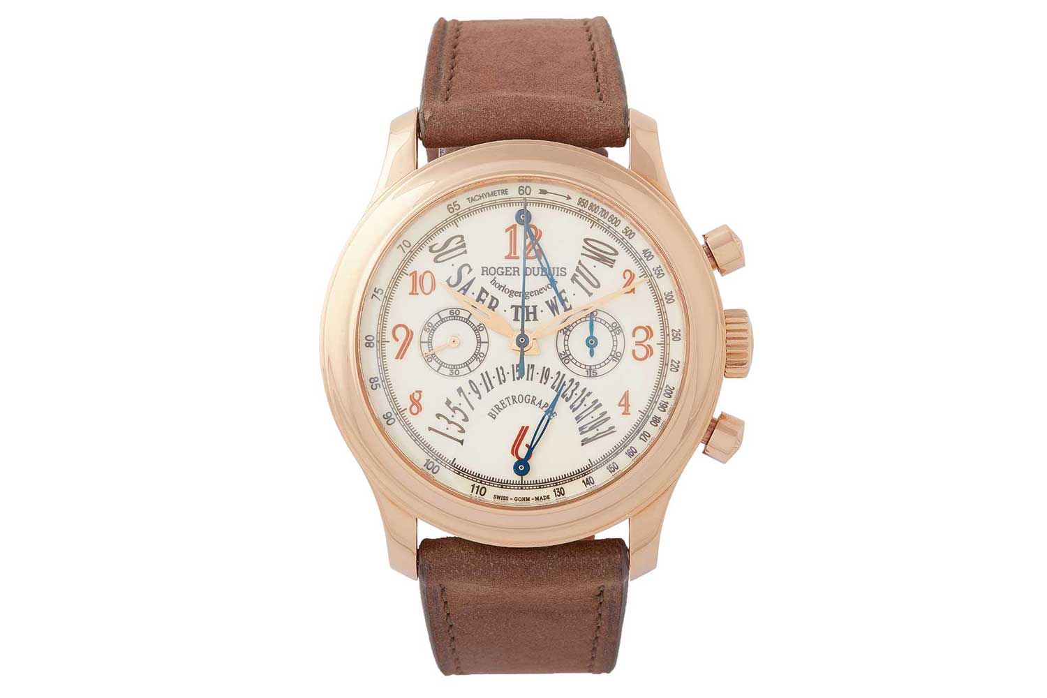 A Roger Dubuis Bi-Retrograde Calendar Chronograph (ref. H40 560) from the 2000s