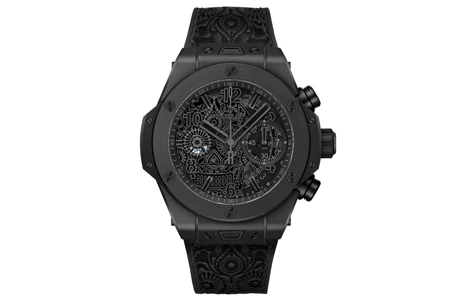 Hublot Unveils Big Bang Unico Calavera All Black For Day Of The