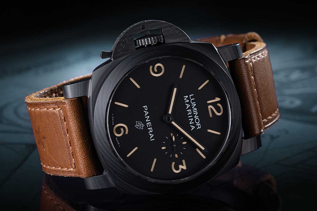 Panerai &times; Revolution 20th Anniversary Luminor Marina Destro Carbotech PAM01708 (&copy;Revolution)