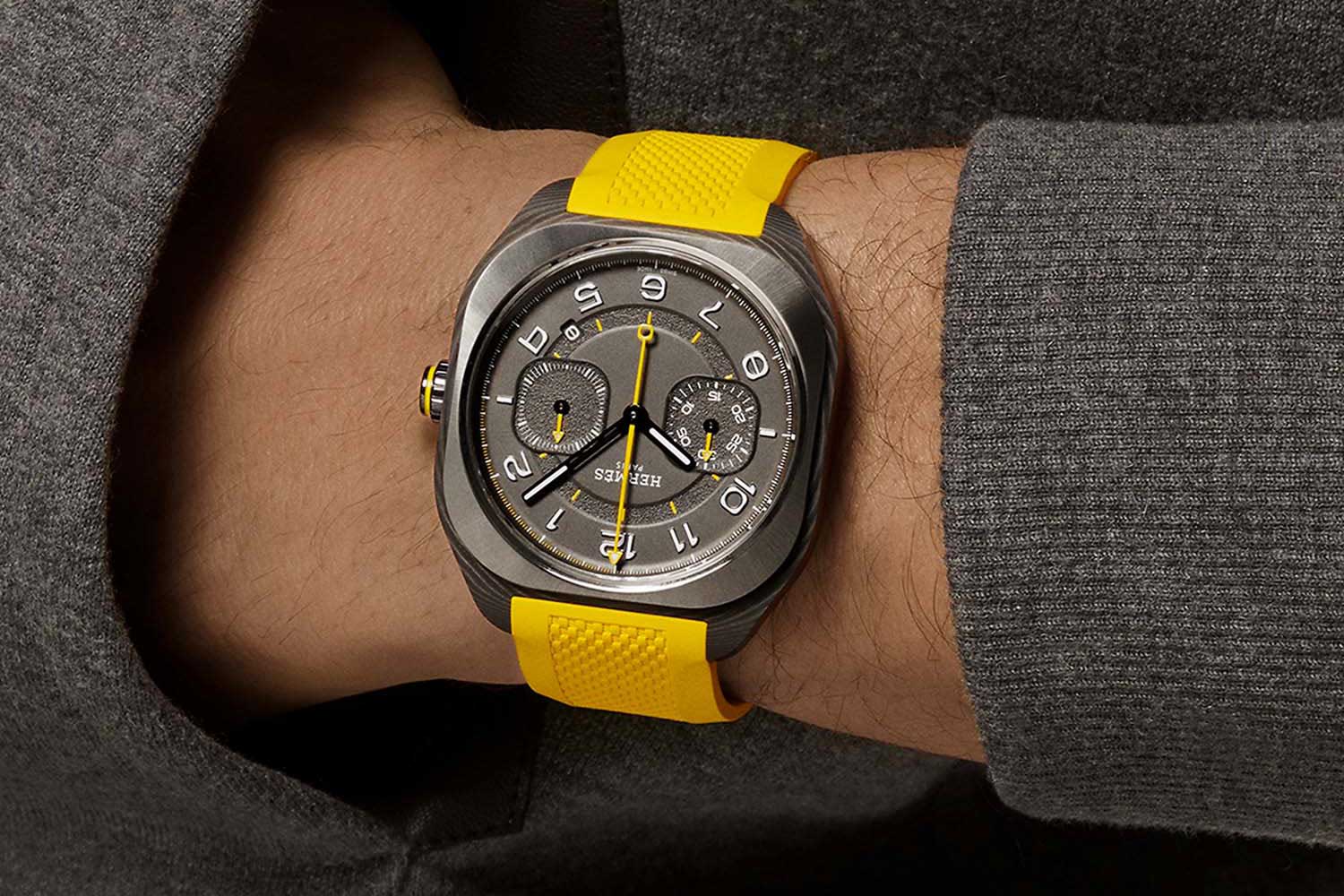 Hermès H08 Chronograph: A New Monopusher Sports Watch in Naples