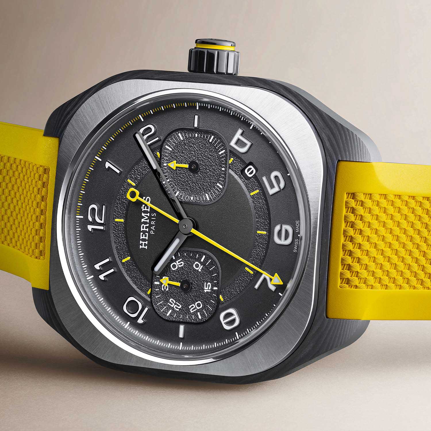 Hermès H08 Chronograph: A New Monopusher Sports Watch in Naples