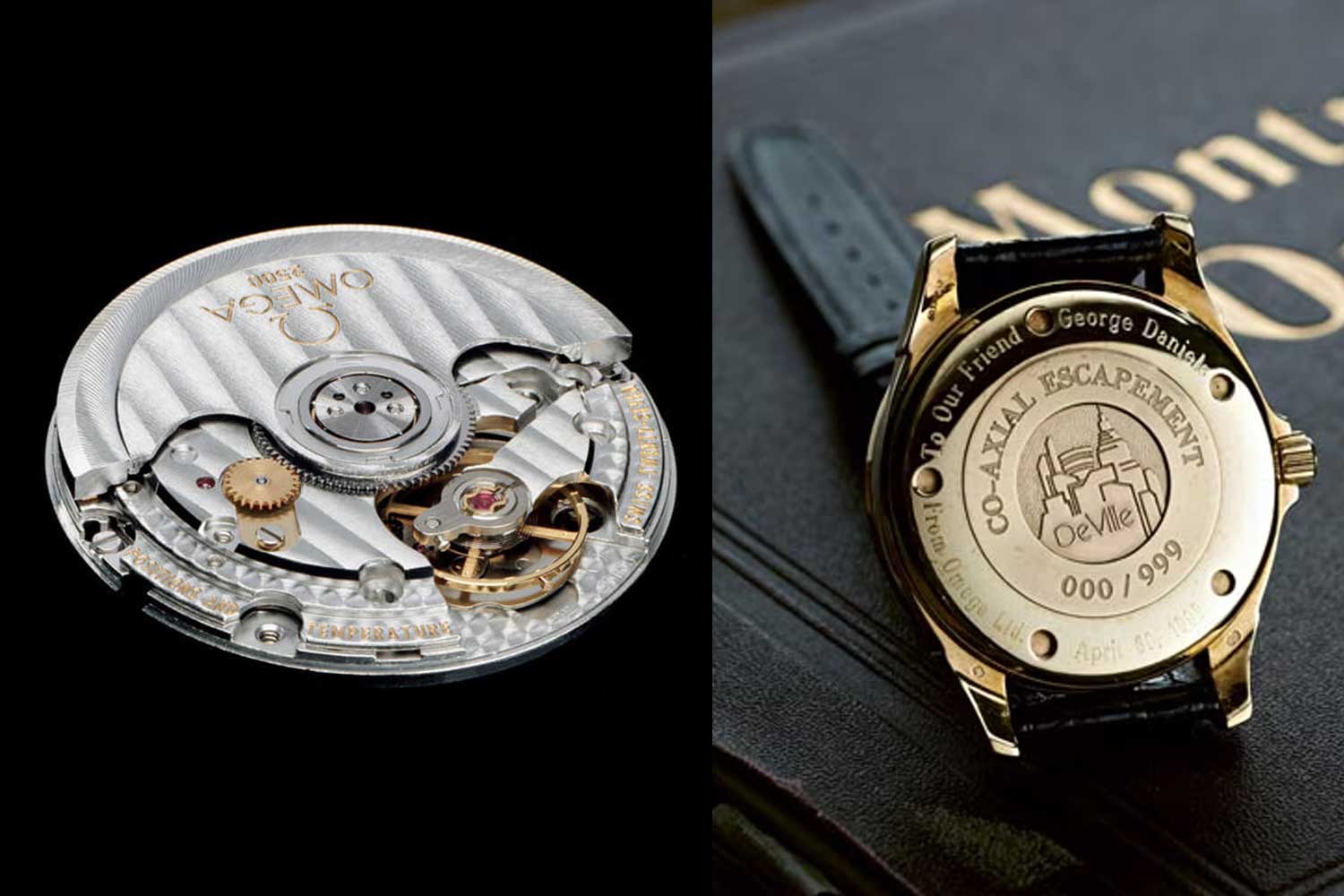 Omega launched its first co-axial escapement watch (Omega De Ville) during 1999 developed by inventor George Daniels (Image: Omega)