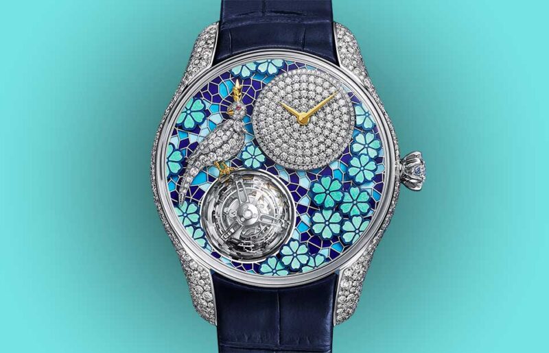Revolution Awards 2025: High Jewellery &mdash; Tiffany & Co. Bird on a Flying Tourbillon &ndash; Azure Blossom