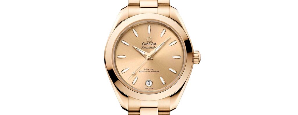 Revolution Awards 2025: Best Women&rsquo;s Watch &mdash; Omega Seamaster Aqua Terra 150M 30mm, Moonshine Gold on Moonshine Gold