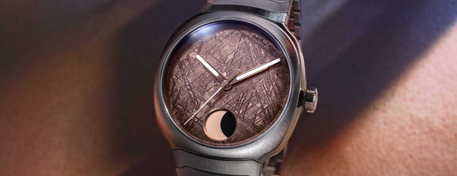 A Closer Look at the H. Moser & Cie. Streamliner Perpetual Moon Concept Meteorite