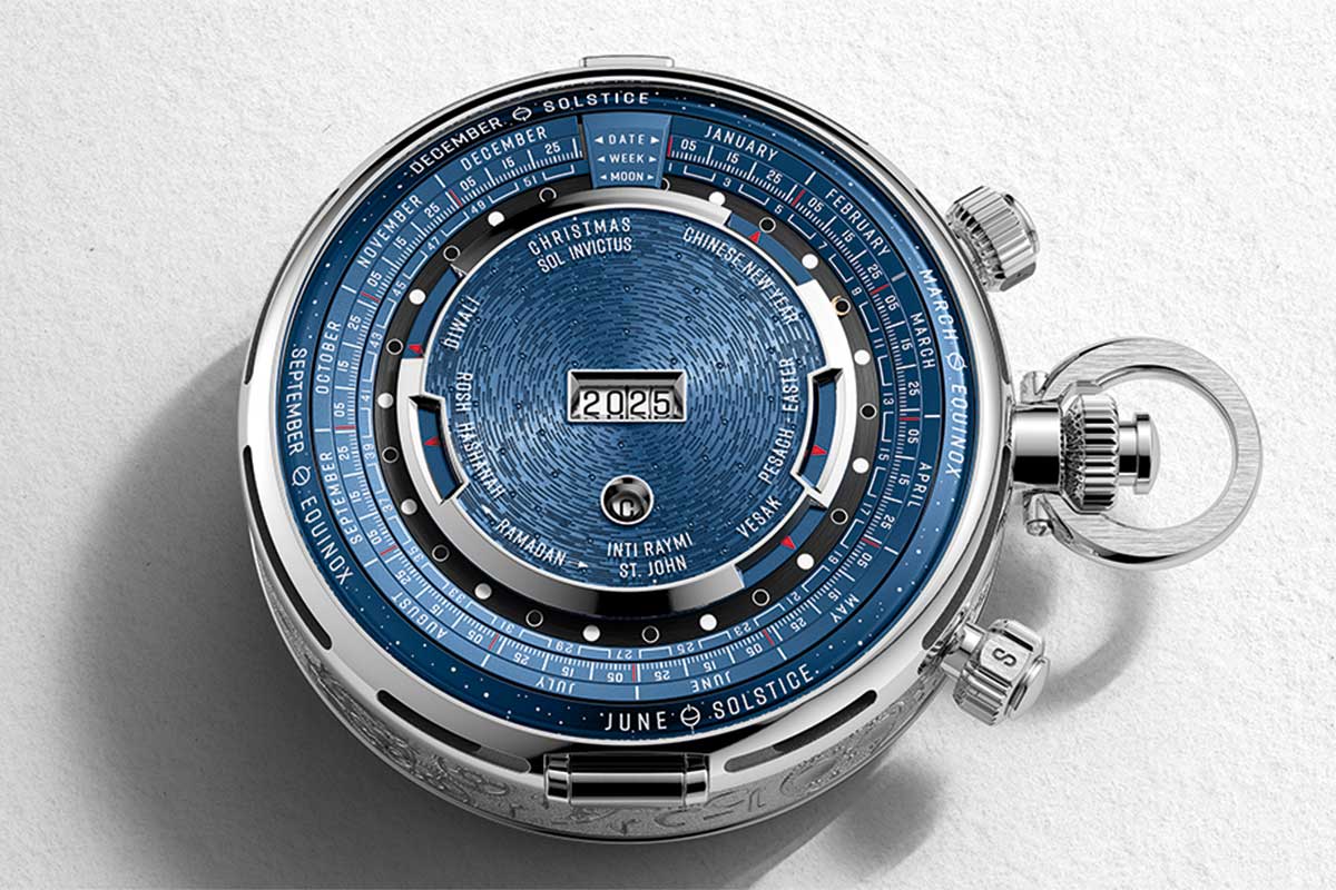 Audemars Piguet 150th Heritage Pocket Watch With Universal Calendar