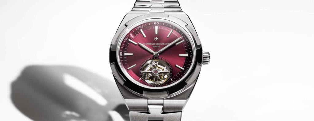 Vacheron Constantin Updates Overseas Tourbillon With Deep Red Dial