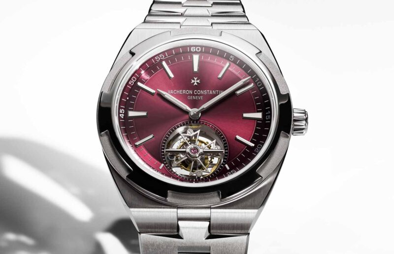 Vacheron Constantin Updates Overseas Tourbillon With Deep Red Dial