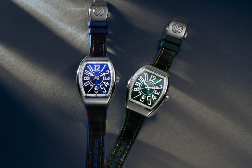 Franck Muller's Vanguard Sport Asia Pacific Exclusive in navy and brown