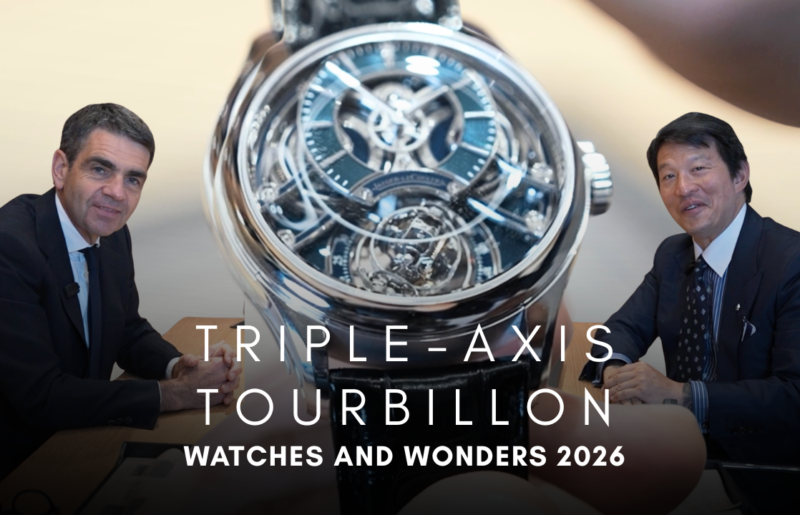 Jaeger-LeCoultre at Watches & Wonders 2026: Gyrotourbillon À Stratosphère with Jérôme Lambert