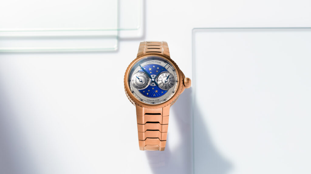 PULSE GMT Enamel Sky Gold