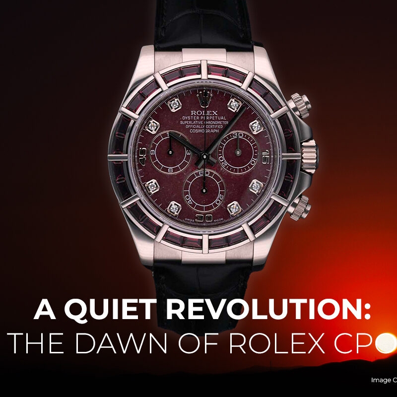Rolex Certified Pre-Owned: The Quiet Revolution