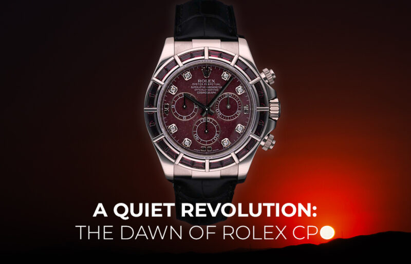 Rolex Certified Pre-Owned: The Quiet Revolution