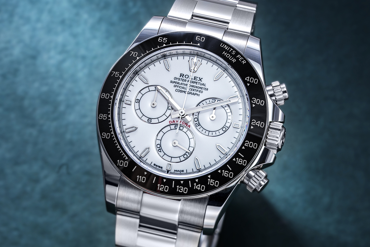 A Closer Look: Rolex Cosmograph Daytona with Enamel Dial