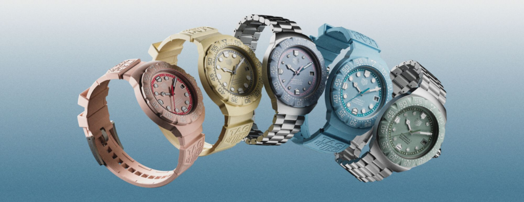 TAG Heuer Expands The Formula 1 Solargraph With A Pastel-Colored Collection