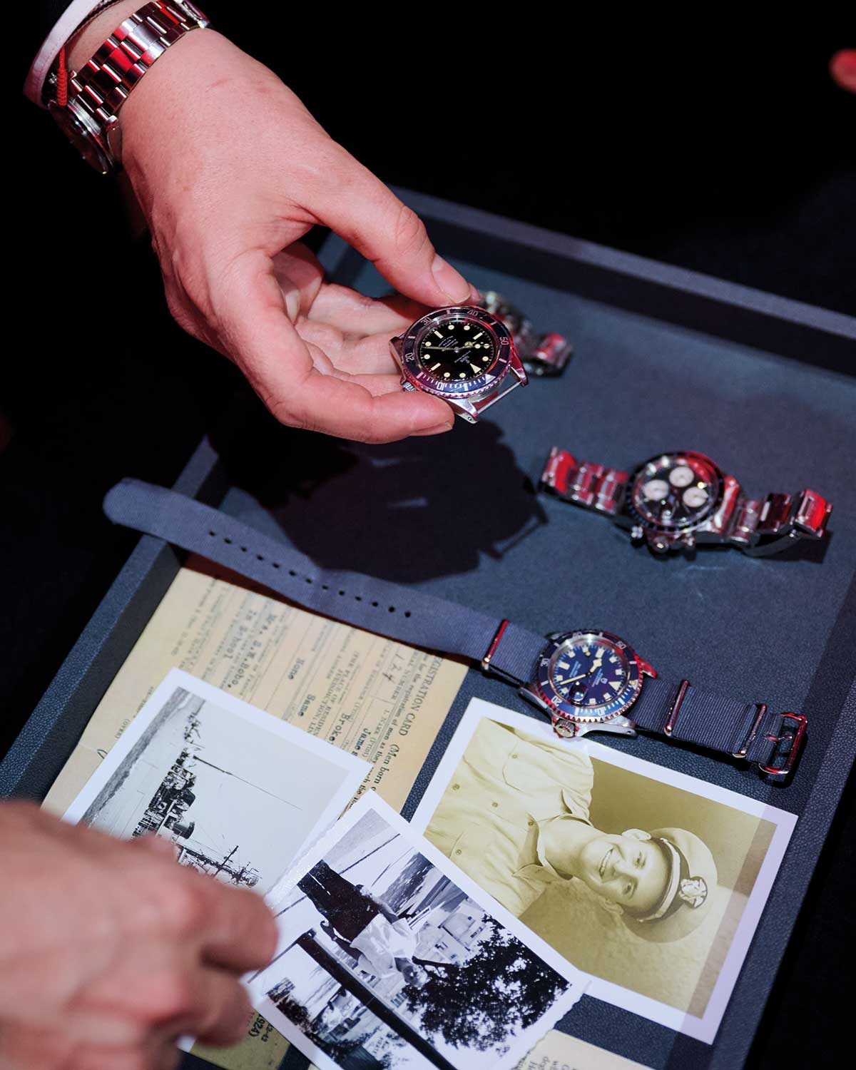 Archive material at the event