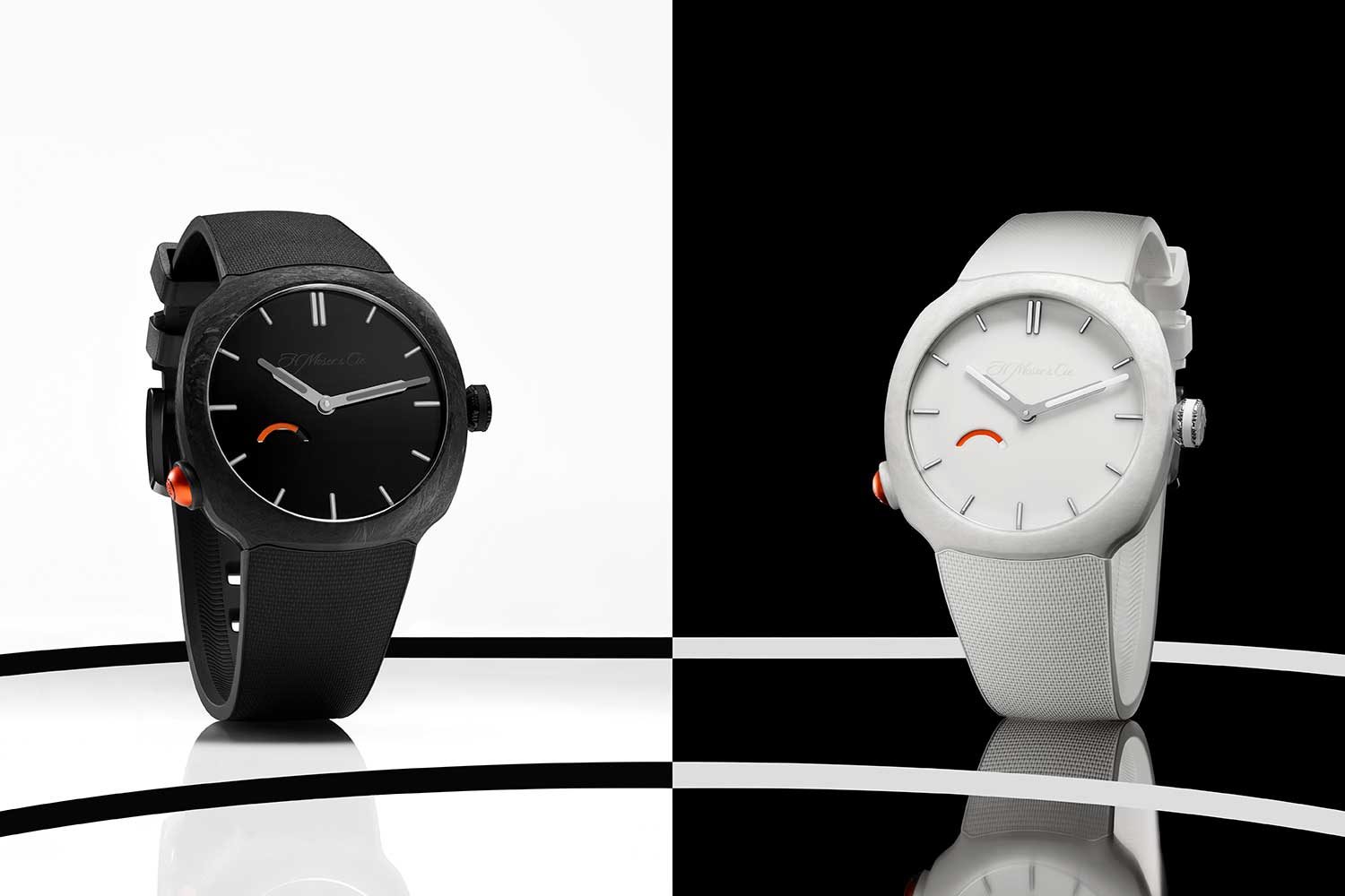 H. Moser & Cie. Streamliner Pump Black and White