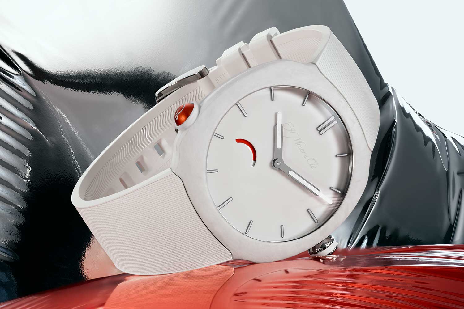 H. Moser & Cie. Streamliner Pump White