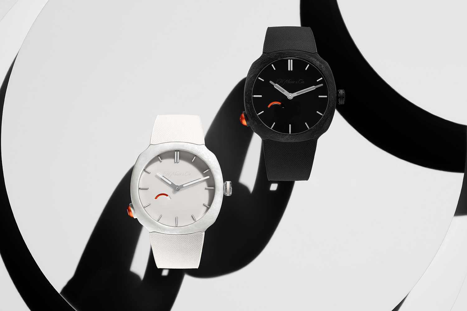 H. Moser & Cie. Streamliner Pump Black and White