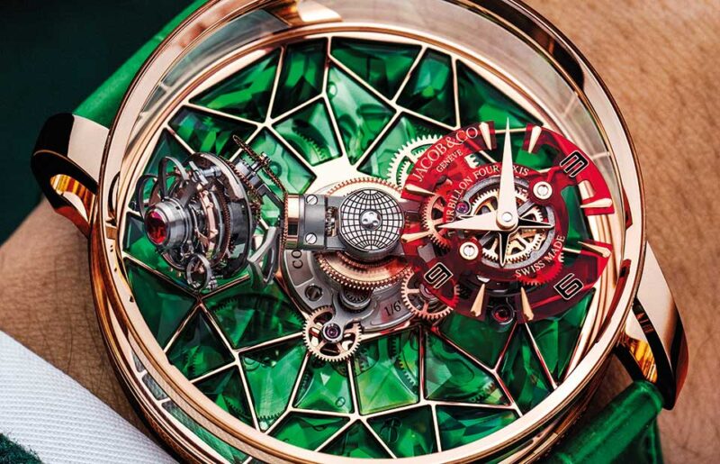 Jacob & Co.’s Gem-Set Astronomia Four-Axis Tourbillon