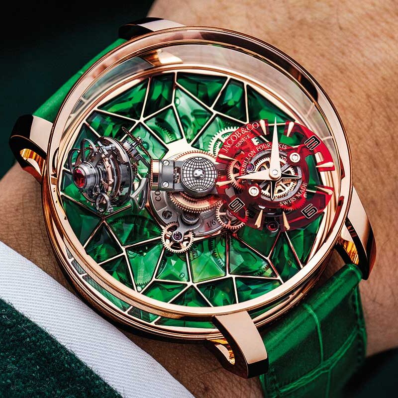 Jacob & Co.’s Gem-Set Astronomia Four-Axis Tourbillon