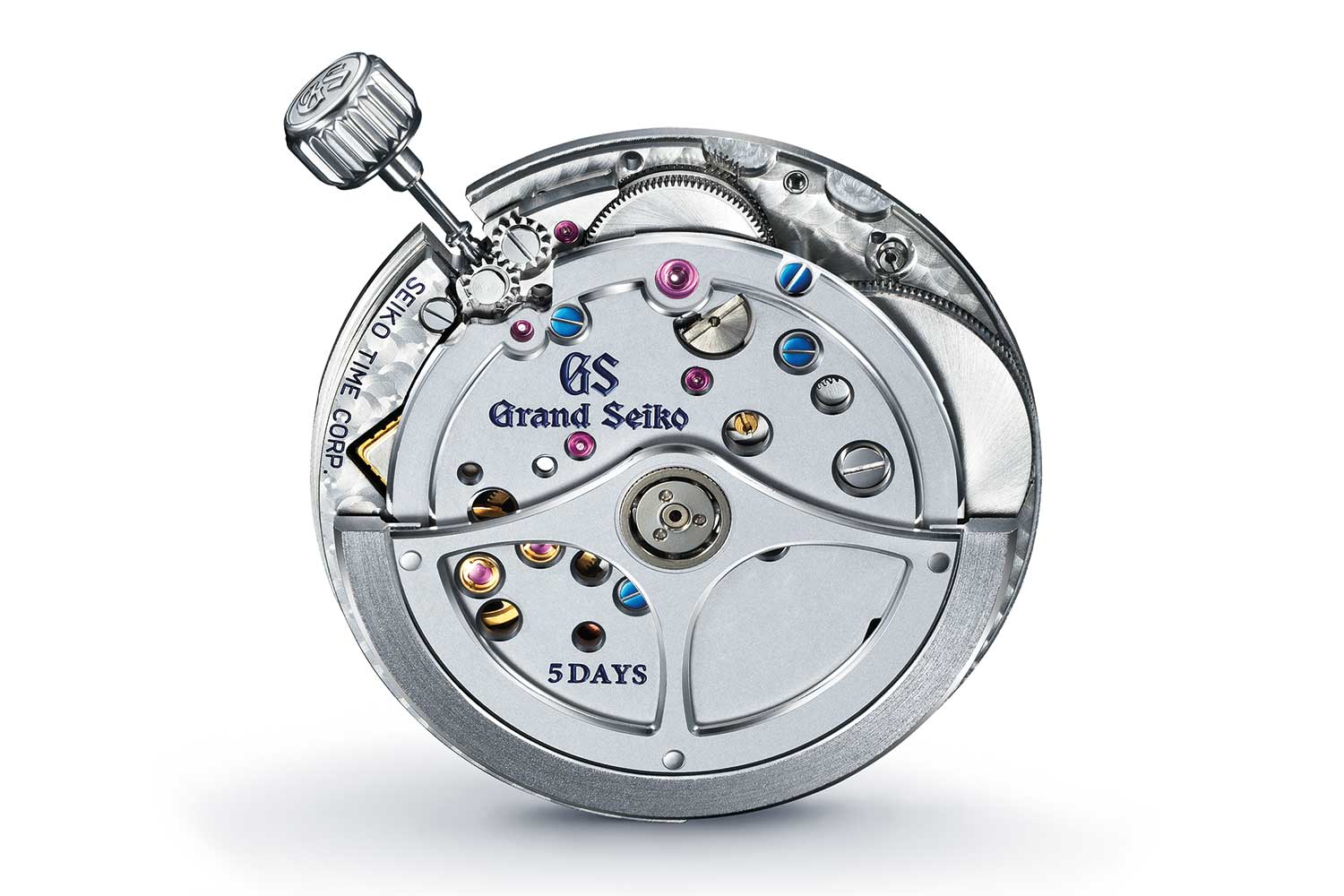 Caliber 9RA5 Five-day power reserve with two barrels in two sizes