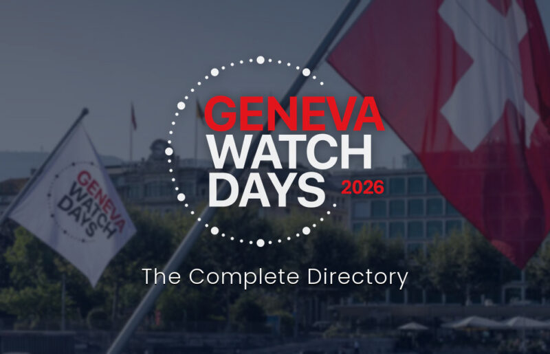 Geneva Watch Days 2026: The Complete Directory