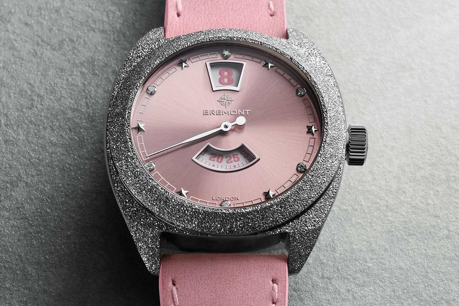 Bremont Terra Nova 35 Jumping Hour Frosted Pink