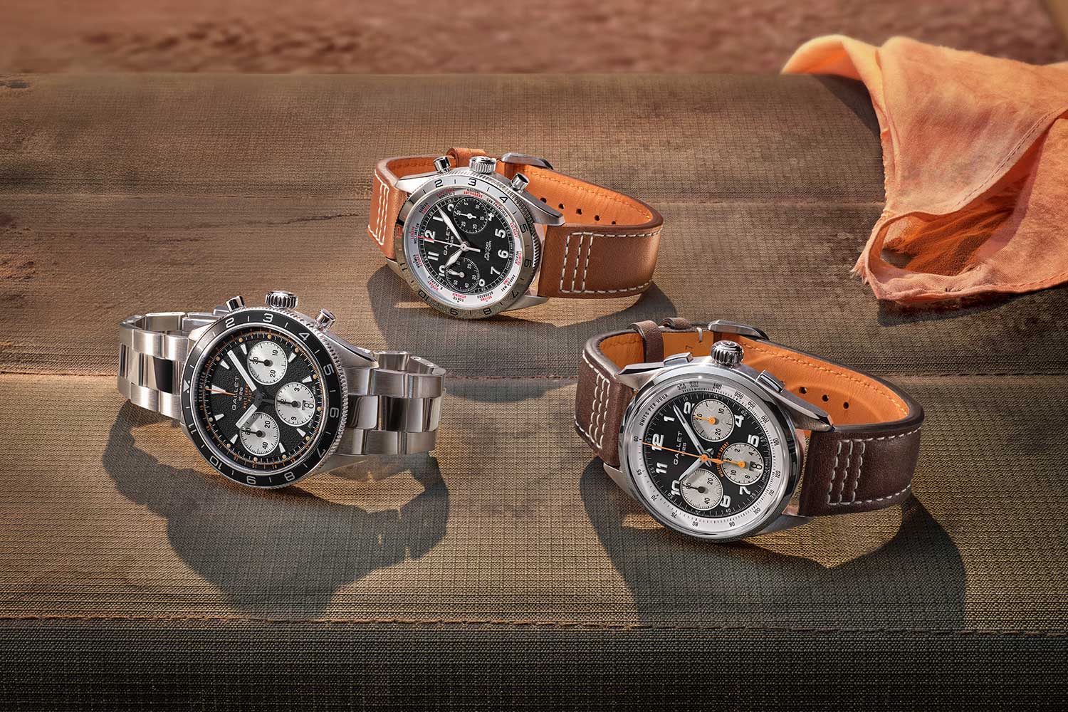Gallet Multichron Pilot and Sport
