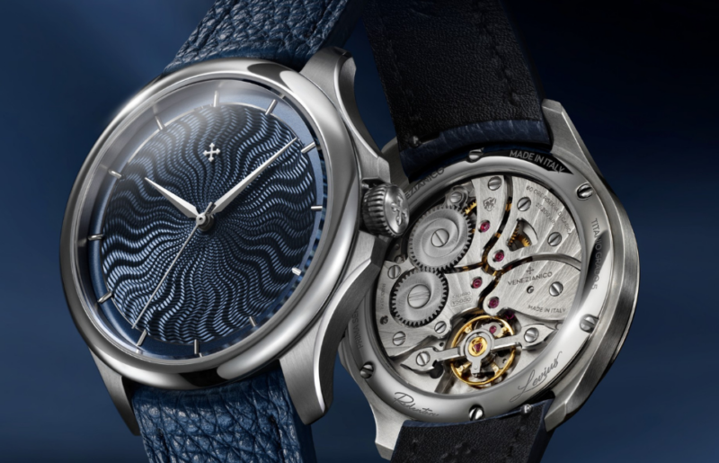 Venezianico Redentore Levius Pairs Titanium With Hand Guilloché