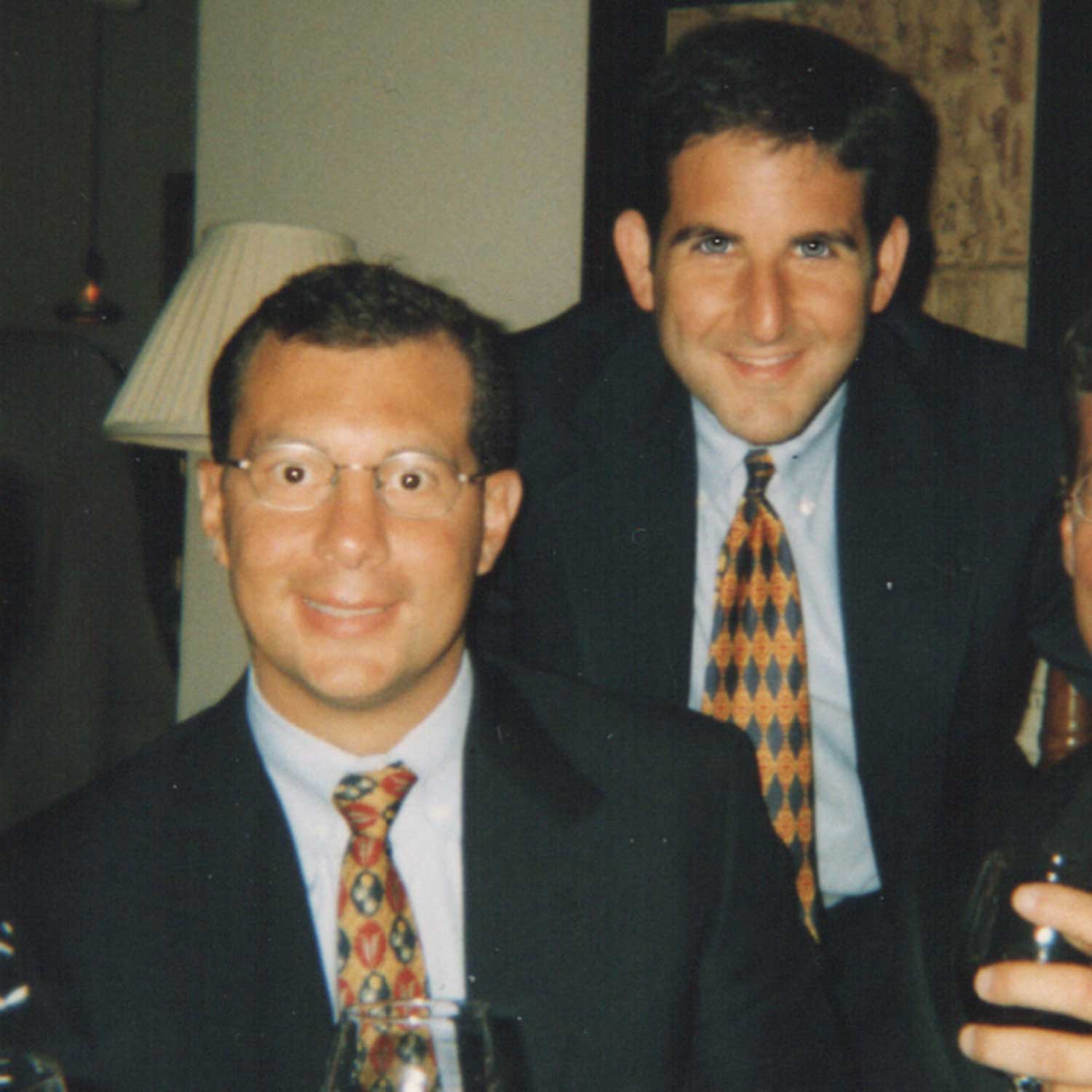 John and Danny in the 1990s